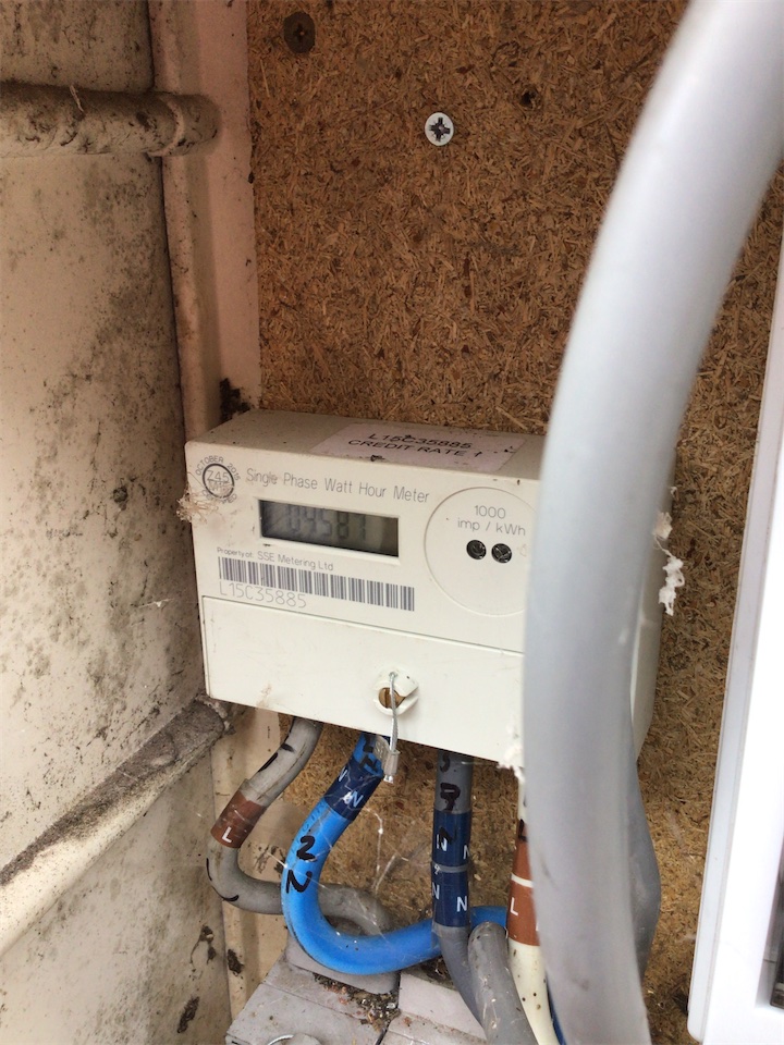 electricity meter (kWh)